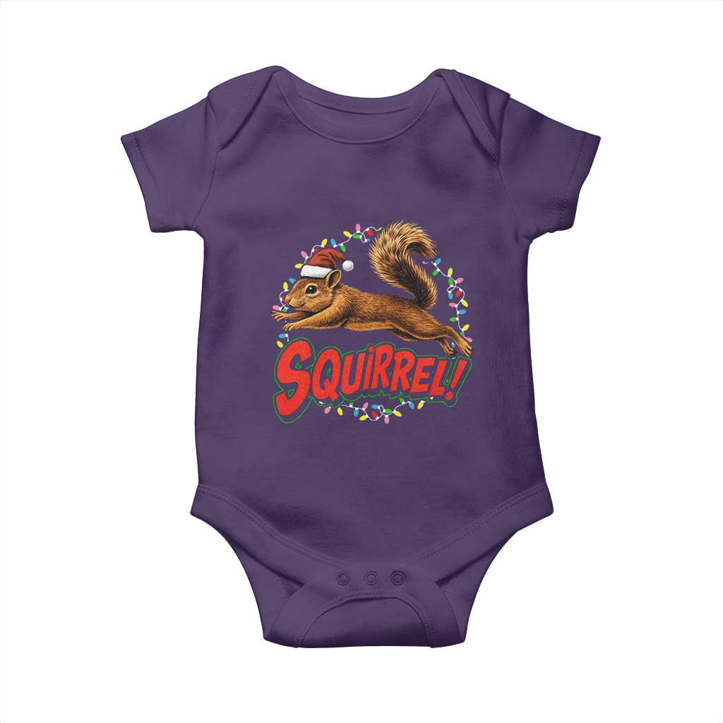 Funny Christmas Squirrel Baby Onesie Xmas Vacation Holiday Movie - Wonder Print Shop