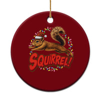 Funny Christmas Squirrel Ceramic Ornament Xmas Vacation Holiday Movie - Wonder Print Shop
