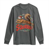 Funny Christmas Squirrel Long Sleeve Shirt Xmas Vacation Holiday Movie - Wonder Print Shop