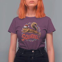 Funny Christmas Squirrel T Shirt For Women Xmas Vacation Holiday Movie - Wonder Print Shop