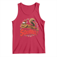 Funny Christmas Squirrel Tank Top Xmas Vacation Holiday Movie - Wonder Print Shop