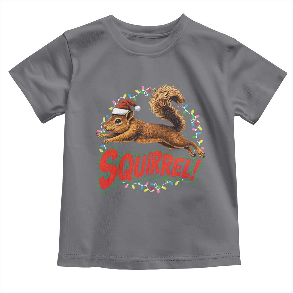 Funny Christmas Squirrel Toddler T Shirt Xmas Vacation Holiday Movie - Wonder Print Shop