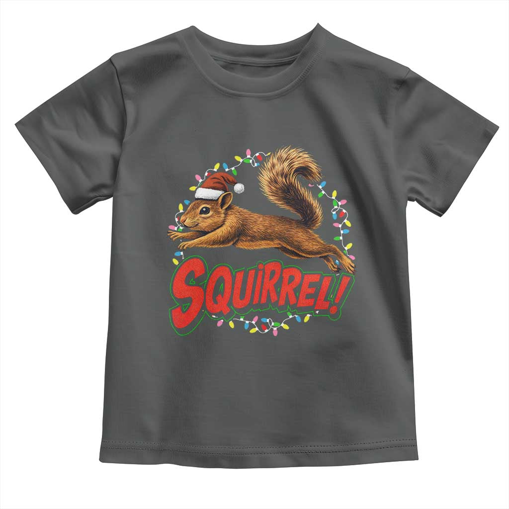 Funny Christmas Squirrel Toddler T Shirt Xmas Vacation Holiday Movie - Wonder Print Shop