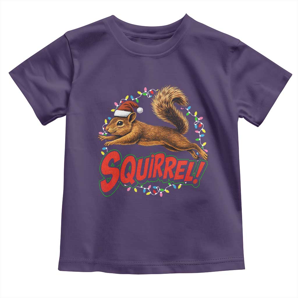 Funny Christmas Squirrel Toddler T Shirt Xmas Vacation Holiday Movie - Wonder Print Shop
