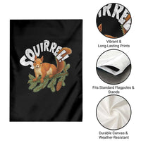 Funny Christmas Squirrel Garden Flag Xmas Vacation Holiday Movie Pine Tree - Wonder Print Shop