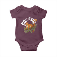 Funny Christmas Squirrel Baby Onesie Xmas Vacation Holiday Movie Pine Tree - Wonder Print Shop