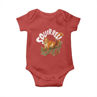 Funny Christmas Squirrel Baby Onesie Xmas Vacation Holiday Movie Pine Tree - Wonder Print Shop