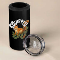 Funny Christmas Squirrel 4 in 1 Can Cooler Tumbler Xmas Vacation Holiday Movie Pine Tree - Wonder Print Shop