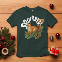 Funny Christmas Squirrel T Shirt Xmas Vacation Holiday Movie Pine Tree - Wonder Print Shop