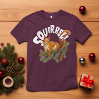 Funny Christmas Squirrel T Shirt Xmas Vacation Holiday Movie Pine Tree - Wonder Print Shop