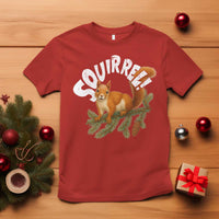 Funny Christmas Squirrel T Shirt Xmas Vacation Holiday Movie Pine Tree - Wonder Print Shop