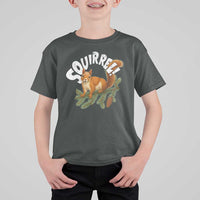 Funny Christmas Squirrel T Shirt For Kid Xmas Vacation Holiday Movie Pine Tree - Wonder Print Shop