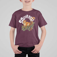 Funny Christmas Squirrel T Shirt For Kid Xmas Vacation Holiday Movie Pine Tree - Wonder Print Shop