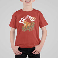 Funny Christmas Squirrel T Shirt For Kid Xmas Vacation Holiday Movie Pine Tree - Wonder Print Shop