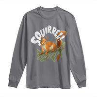 Funny Christmas Squirrel Long Sleeve Shirt Xmas Vacation Holiday Movie Pine Tree - Wonder Print Shop