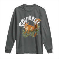 Funny Christmas Squirrel Long Sleeve Shirt Xmas Vacation Holiday Movie Pine Tree - Wonder Print Shop