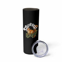 Funny Christmas Squirrel Skinny Tumbler Xmas Vacation Holiday Movie Pine Tree - Wonder Print Shop