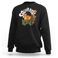 Funny Christmas Squirrel Sweatshirt Xmas Vacation Holiday Movie Pine Tree - Wonder Print Shop