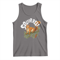Funny Christmas Squirrel Tank Top Xmas Vacation Holiday Movie Pine Tree - Wonder Print Shop