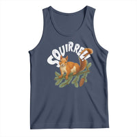 Funny Christmas Squirrel Tank Top Xmas Vacation Holiday Movie Pine Tree - Wonder Print Shop