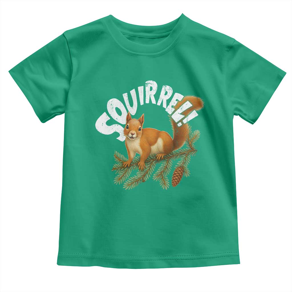 Funny Christmas Squirrel Toddler T Shirt Xmas Vacation Holiday Movie Pine Tree - Wonder Print Shop