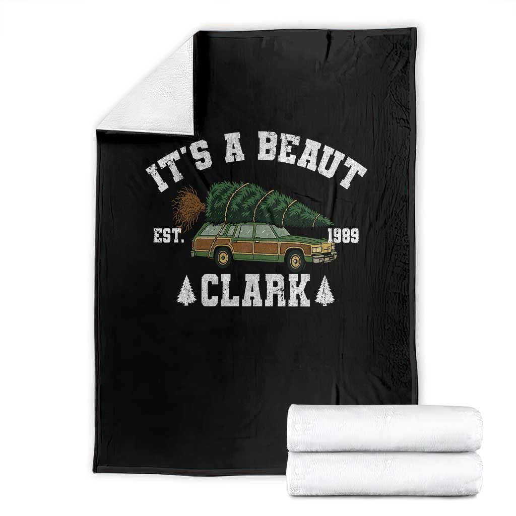 Its A Beaut Clark Throw Blanket Funny Christmas Vacation Holiday Movie - Wonder Print Shop