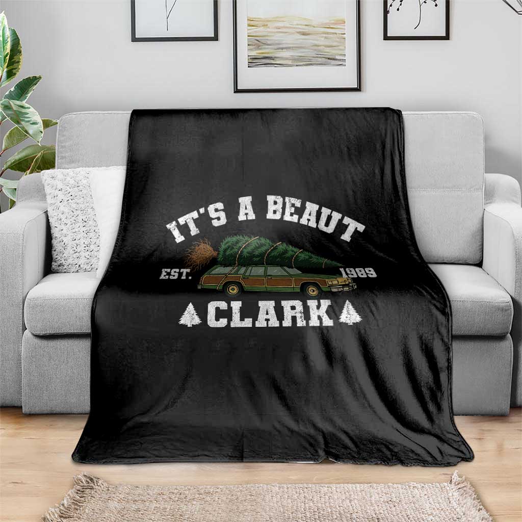 Its A Beaut Clark Throw Blanket Funny Christmas Vacation Holiday Movie - Wonder Print Shop