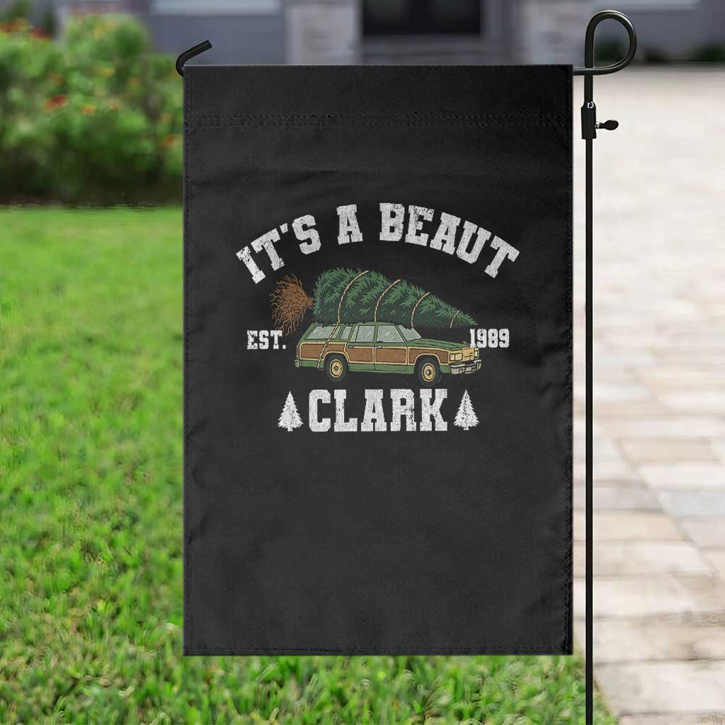 Its A Beaut Clark Garden Flag Funny Christmas Vacation Holiday Movie - Wonder Print Shop