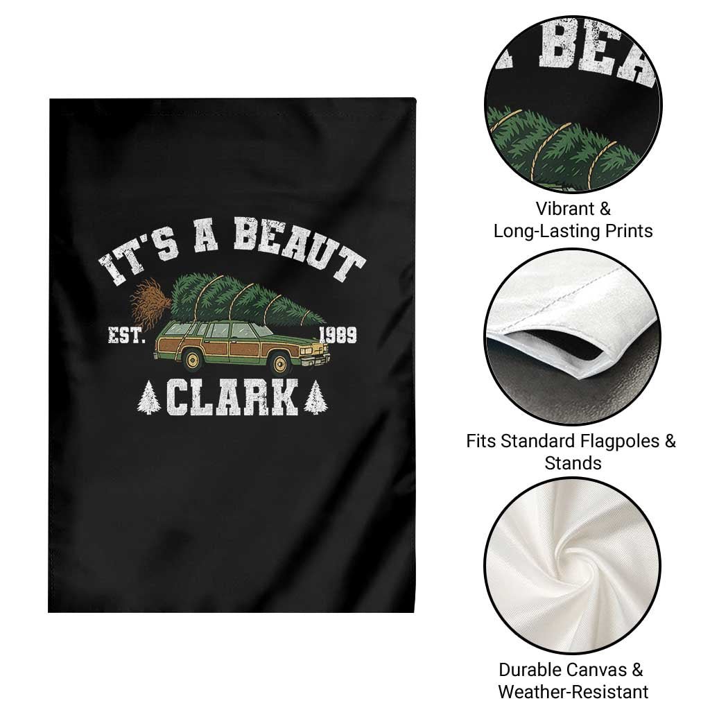 Its A Beaut Clark Garden Flag Funny Christmas Vacation Holiday Movie - Wonder Print Shop
