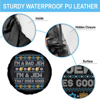 Funny Jewish Hanukkah Spare Tire Cover I Am A Bad Jew I Am A Jew That Does Good - Wonder Print Shop
