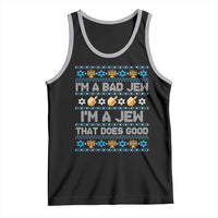 Funny Jewish Hanukkah Tank Top I Am A Bad Jew I Am A Jew That Does Good - Wonder Print Shop