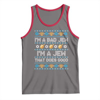 Funny Jewish Hanukkah Tank Top I Am A Bad Jew I Am A Jew That Does Good - Wonder Print Shop