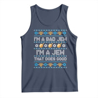 Funny Jewish Hanukkah Tank Top I Am A Bad Jew I Am A Jew That Does Good - Wonder Print Shop