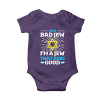 Funny Jewish Baby Onesie I Am A Bad Jew I Am A Jew That Does Good - Wonder Print Shop