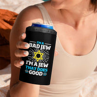 Funny Jewish 4 in 1 Can Cooler Tumbler I Am A Bad Jew I Am A Jew That Does Good - Wonder Print Shop