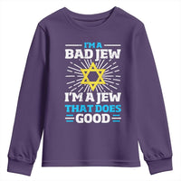 Funny Jewish Youth Sweatshirt I Am A Bad Jew I Am A Jew That Does Good - Wonder Print Shop