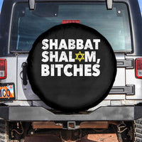Funny Hanukkah Shabbat Shalom Bitches Spare Tire Cover Star Of David - Wonder Print Shop