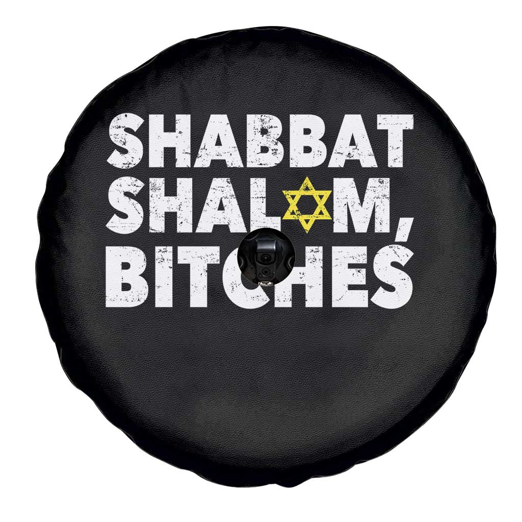 Funny Hanukkah Shabbat Shalom Bitches Spare Tire Cover Star Of David - Wonder Print Shop