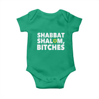 Funny Hanukkah Shabbat Shalom Bitches Baby Onesie Star Of David - Wonder Print Shop
