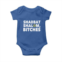 Funny Hanukkah Shabbat Shalom Bitches Baby Onesie Star Of David - Wonder Print Shop