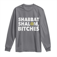 Funny Hanukkah Shabbat Shalom Bitches Long Sleeve Shirt Star Of David - Wonder Print Shop