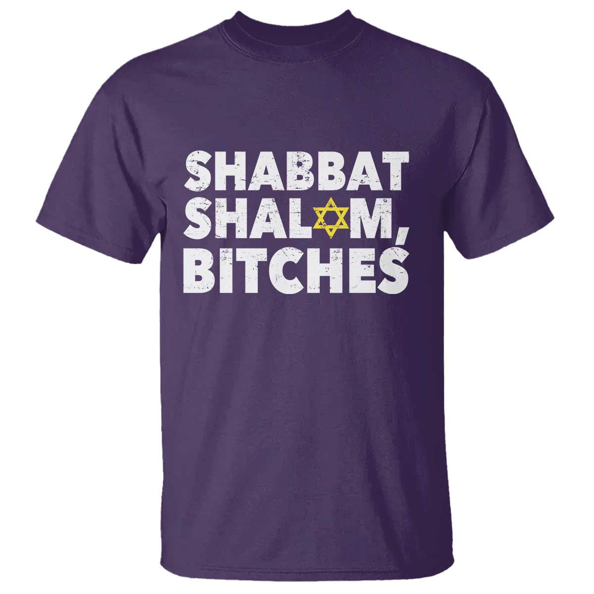 Funny Hanukkah Shabbat Shalom Bitches T Shirt Star Of David - Wonder Print Shop