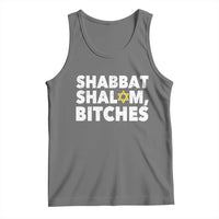 Funny Hanukkah Shabbat Shalom Bitches Tank Top Star Of David - Wonder Print Shop