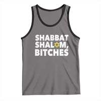 Funny Hanukkah Shabbat Shalom Bitches Tank Top Star Of David - Wonder Print Shop
