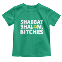 Funny Hanukkah Shabbat Shalom Bitches Toddler T Shirt Star Of David - Wonder Print Shop