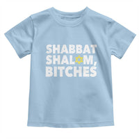 Funny Hanukkah Shabbat Shalom Bitches Toddler T Shirt Star Of David - Wonder Print Shop