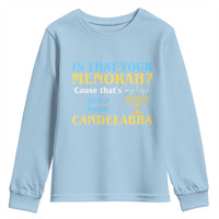 Funny Hanukkah Youth Sweatshirt Is That Your Menorah Cause That's Just A Damn Candelabra - Wonder Print Shop
