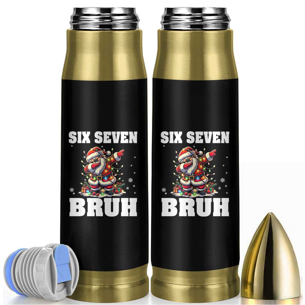 Funny Christmas 67 Six Seven Bruh Bullet Tumbler Dabbing Santa - Wonder Print Shop