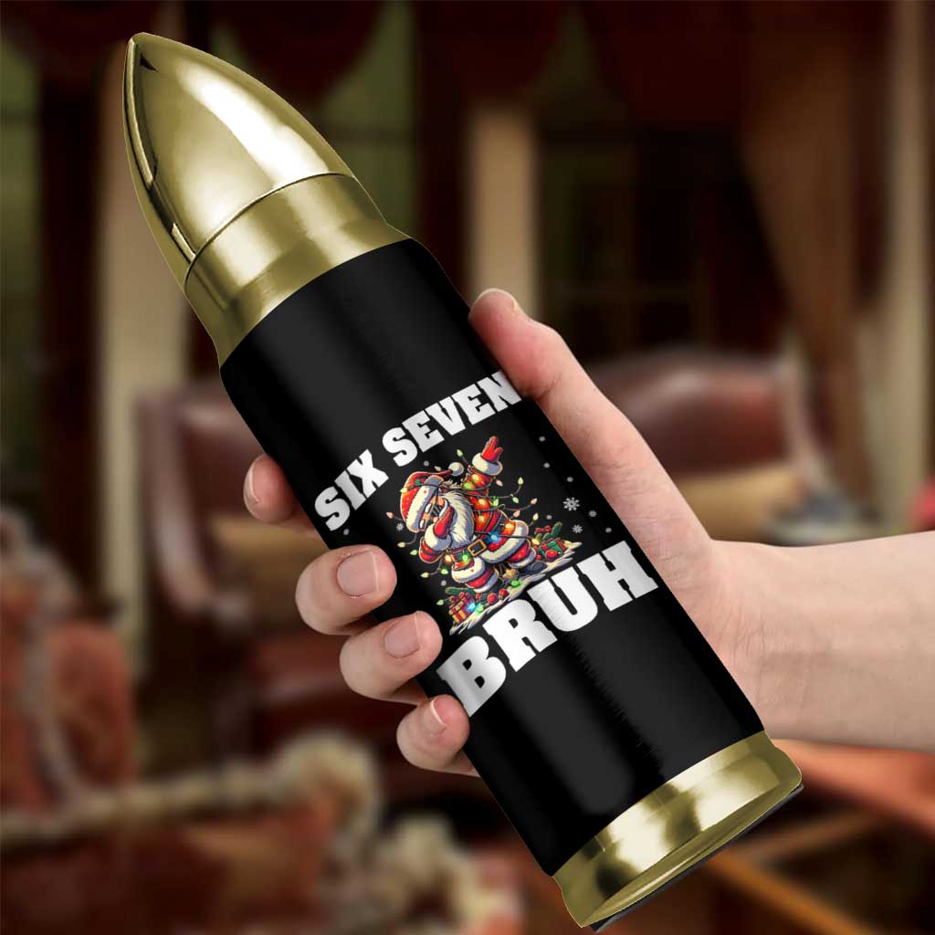 Funny Christmas 67 Six Seven Bruh Bullet Tumbler Dabbing Santa - Wonder Print Shop