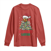 Funny 67 Christmas Long Sleeve Shirt 6 7 Plates Later Xmas Dinner Turkey - Wonder Print Shop